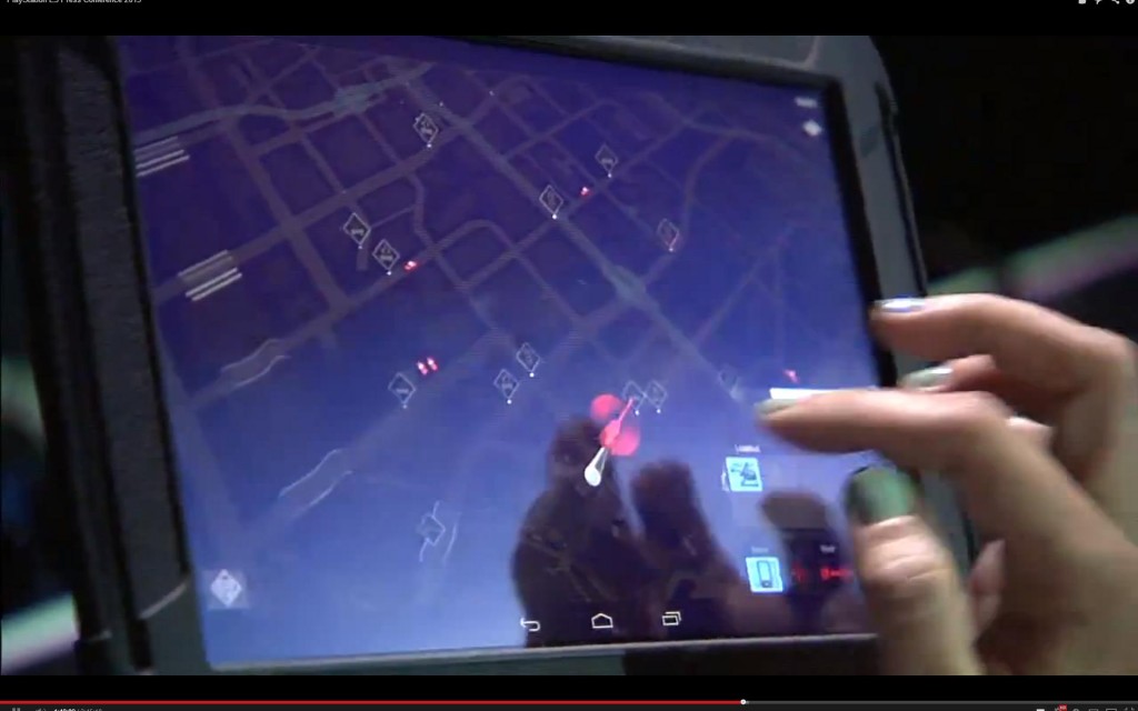 Watchdogs using a tablet on the PS4?