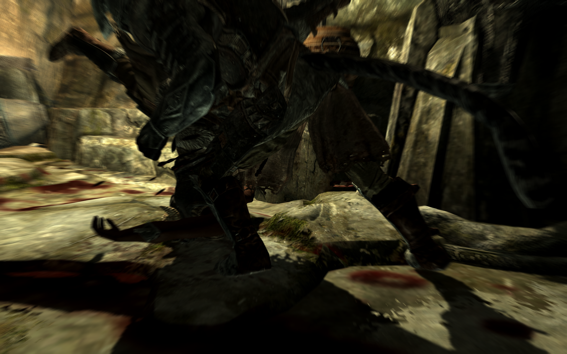 When they added "finishing moves" to more of their fighting options... it was one of the greatest things in Skyrim. If you went fisticuffs you could finish off a bad guy with a choke-slam of gloriousness!